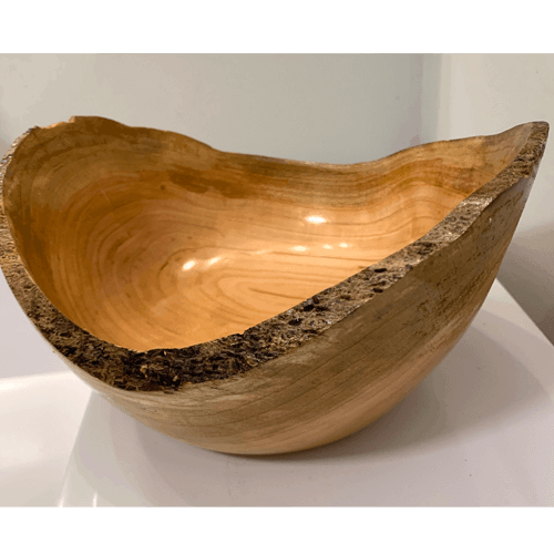 Woodturning by local artisan Travis Bower